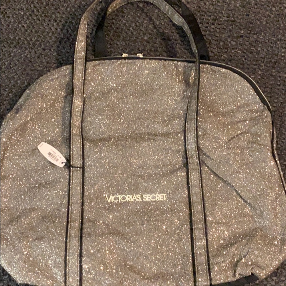 Victoria’s Secret shiney silver bag